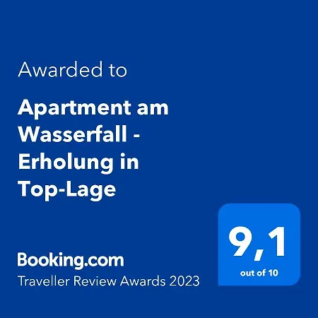 Am Wasserfall Mit Sauna & Top-lage *